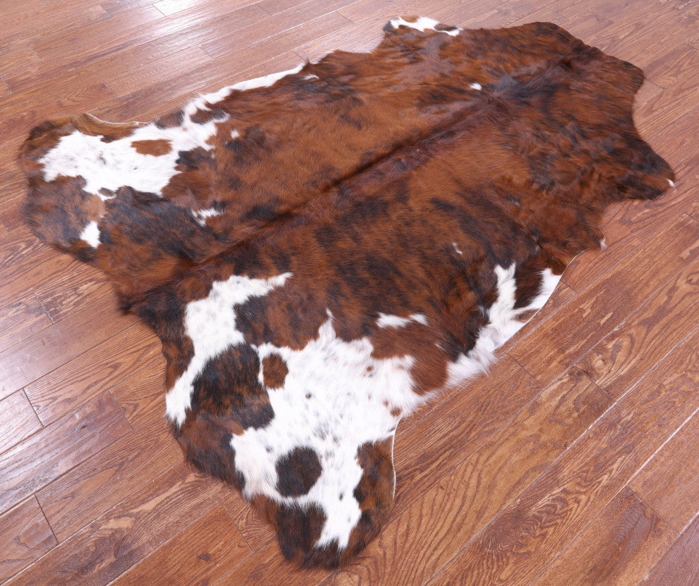 6' 9" X 5' 7" Natural Cowhide Rug C2221
