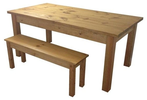 Ranch Farmhouse Harvest Table, 66"
