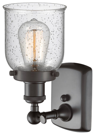 Small Bell 1-Light Sconce, Oil Rubbed Bronze, Seedy