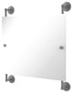 Monte Carlo Landscape Frameless Rail Mounted Mirror, Matte Gray