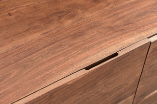 Timbergirl Seesham Live Edge Sideboard with Gold Legs