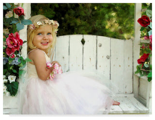 Sharon Forbes 'Flower Child' Canvas Art, 47"x35"