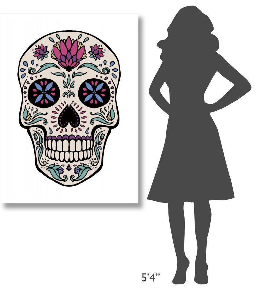 "Sugar Skull II" Digital Paper Print by Janelle Penner, 33"x46"