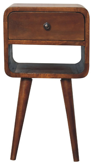 Mini Chestnut Curve Lower Nightstand