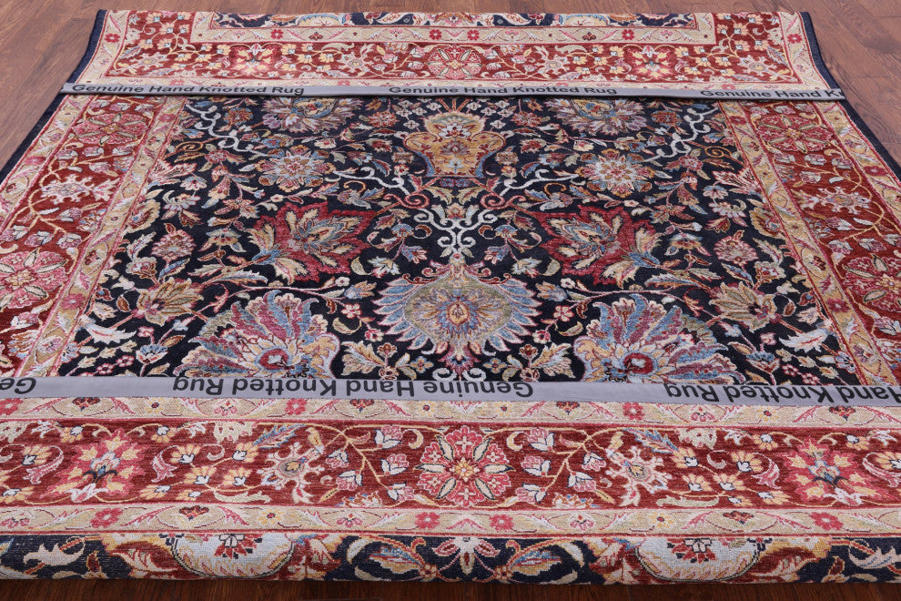 Persian Silk Hand Knotted Rug 7' 9" X 9' 10" Q5962