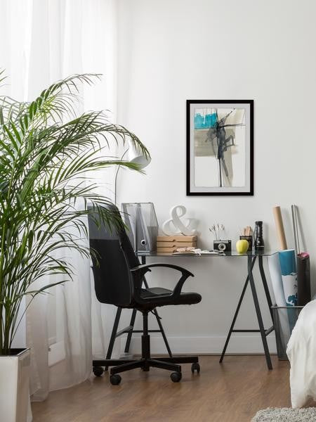 "Kinetic Grid I" Framed Painting Print, 30"x45"