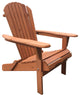 Villartet Solid Wood Classic Adirondack Outdoor Folding Chair, Walnut