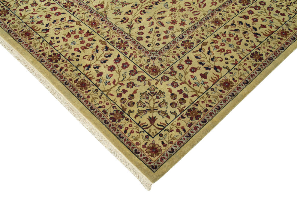 Rug N Carpet - Handmade Oriental 8' 8" x 11' 8" Large Oushak Area Rug