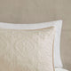 510 Design Oakley Quilted Oversized 3-Piece Bedspread Set, Cream, King/Cal King