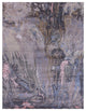 9' 0" X 11' 9" Abstract Hand Knotted Wool and Silk Rug Q7051