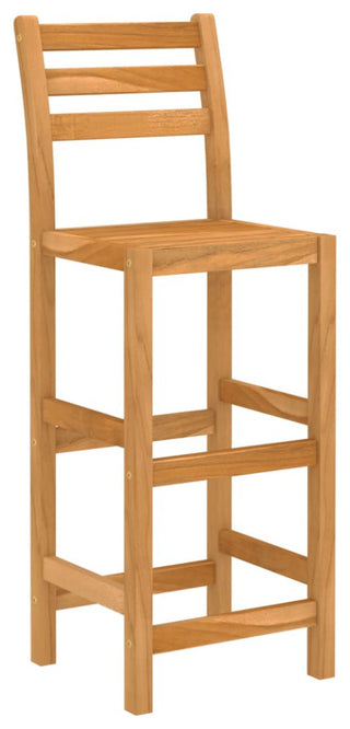 vidaXL Patio Bar Set Bistro Set Bar Stool Table 7 Piece Solid Wood Acacia