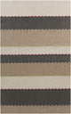 Surya Thread THR-2000 5'x8' Rug, Camel/Light Gray/Lime/Garnet/Cream