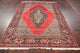 Consigned, Bidjar Hand-Knotted Oriental Traditional Persian Area Rug, Red, 6x7