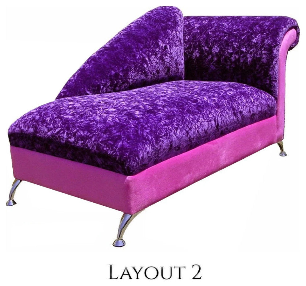 Cleopatra Chaise Lounge, 2-Tone