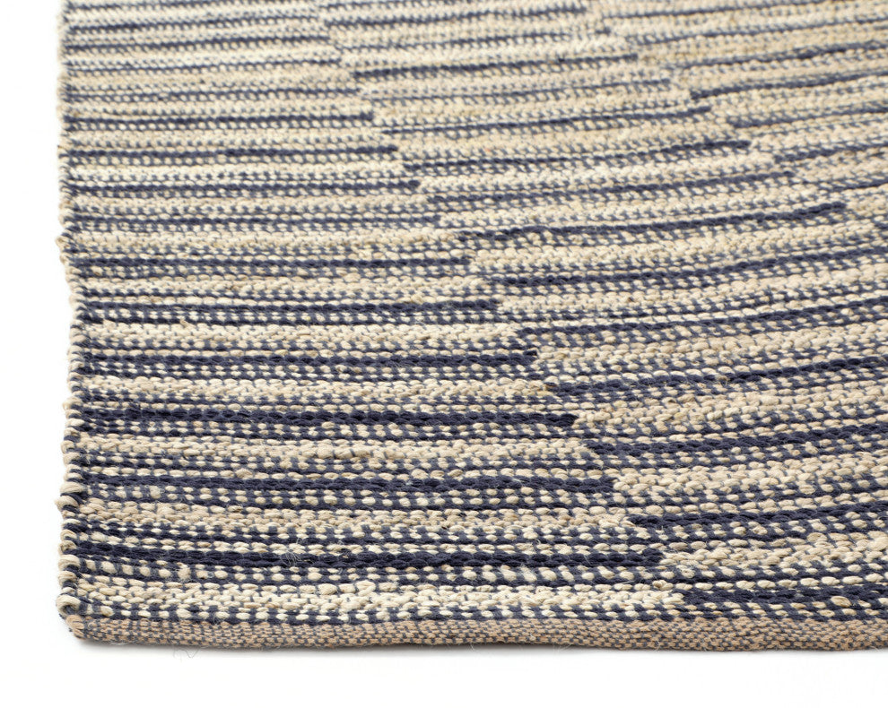NuStory Composed Machine Woven  Area Rug in Navy