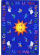 Alphabet Tweet Rug, 7'8"x5'4"