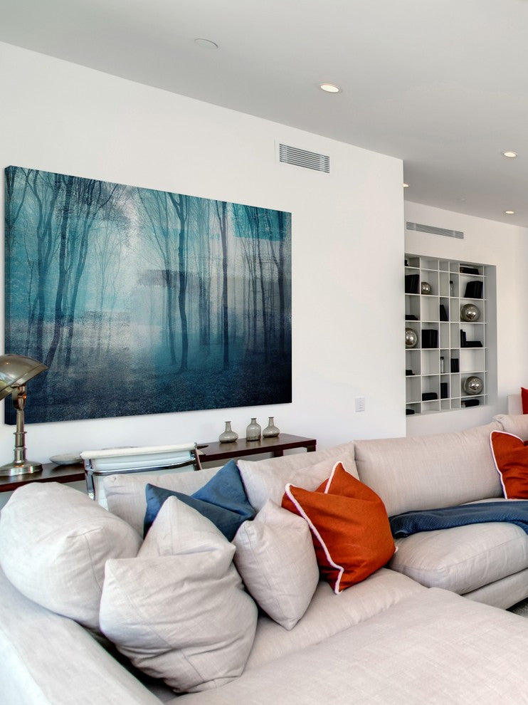 "Partial Light" Painting Print on Wrapped Canvas, 18"x12"