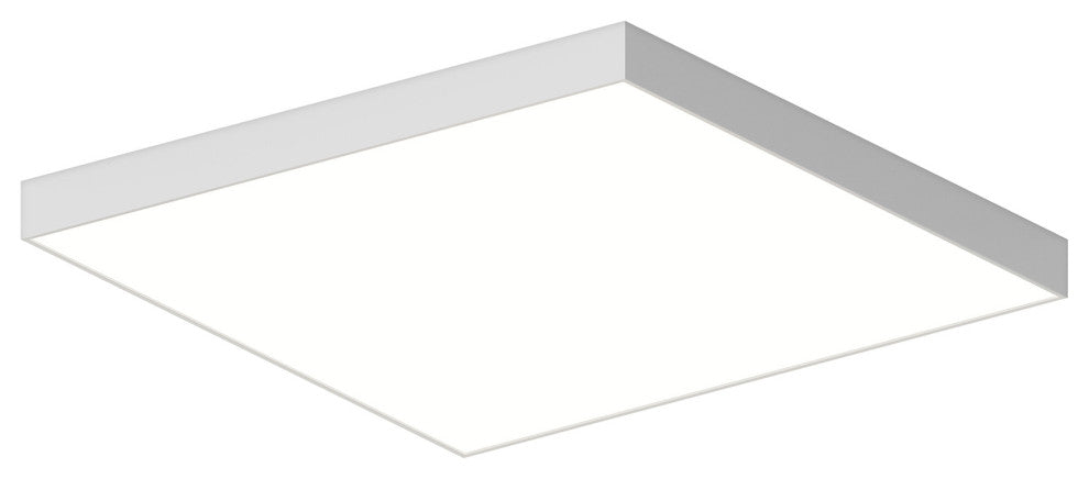 Sonneman 3978 Pi 30"W Flush Mount Square Ceiling Fixture - Satin White