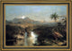 Frederic Edwin Church View of Cotopaxi Framed Premium Canvas Print, 18"x27"