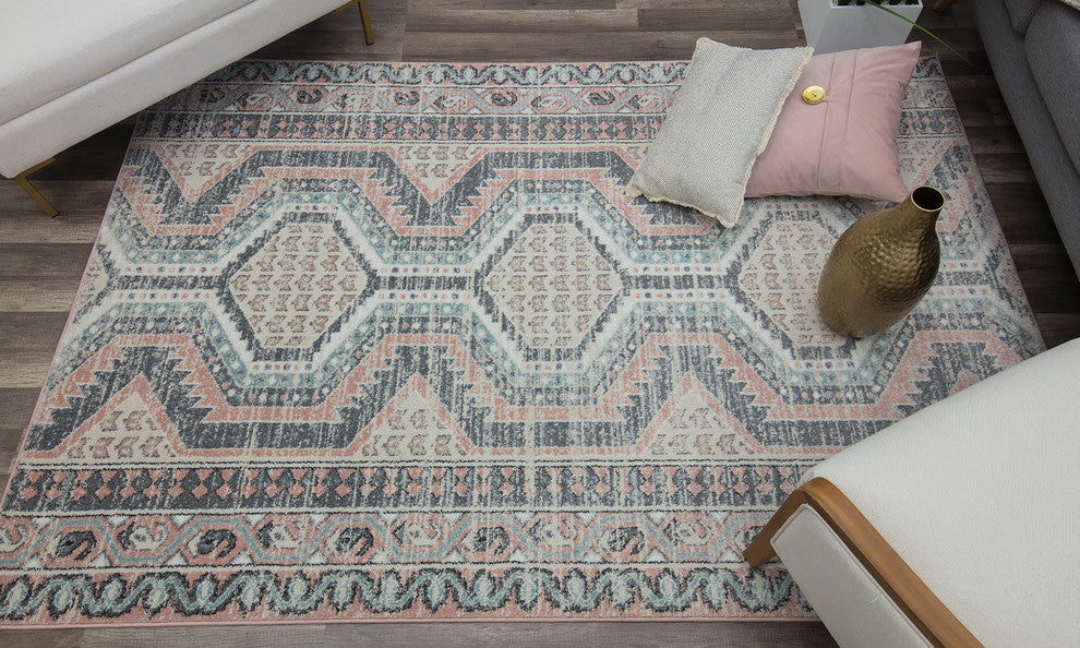 Harper Vintage Transitional Soft touch Area Rug, 5' X 7'