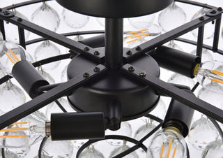 Seren 18" Flush Mount, Black