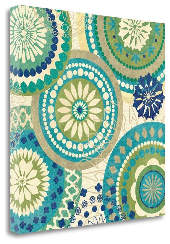 "Floral Mix I" By Veronique Charron, Giclee Print on Gallery Wrap Canvas