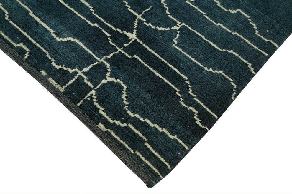 Rug N Carpet - Handmade Decorative 6' 4'' x 7' 8'' Moroccan Area Rug