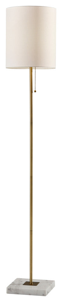 Fiona Flr Lamp- Antique Brass