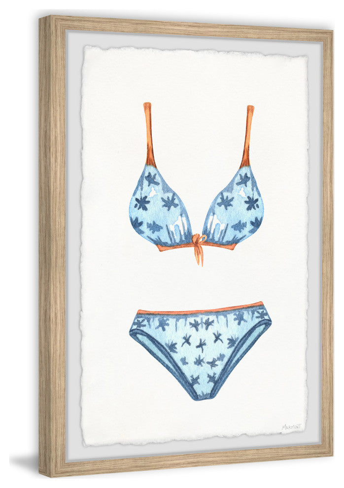 "Buy the Bikini" Framed Painting Print, 8x12