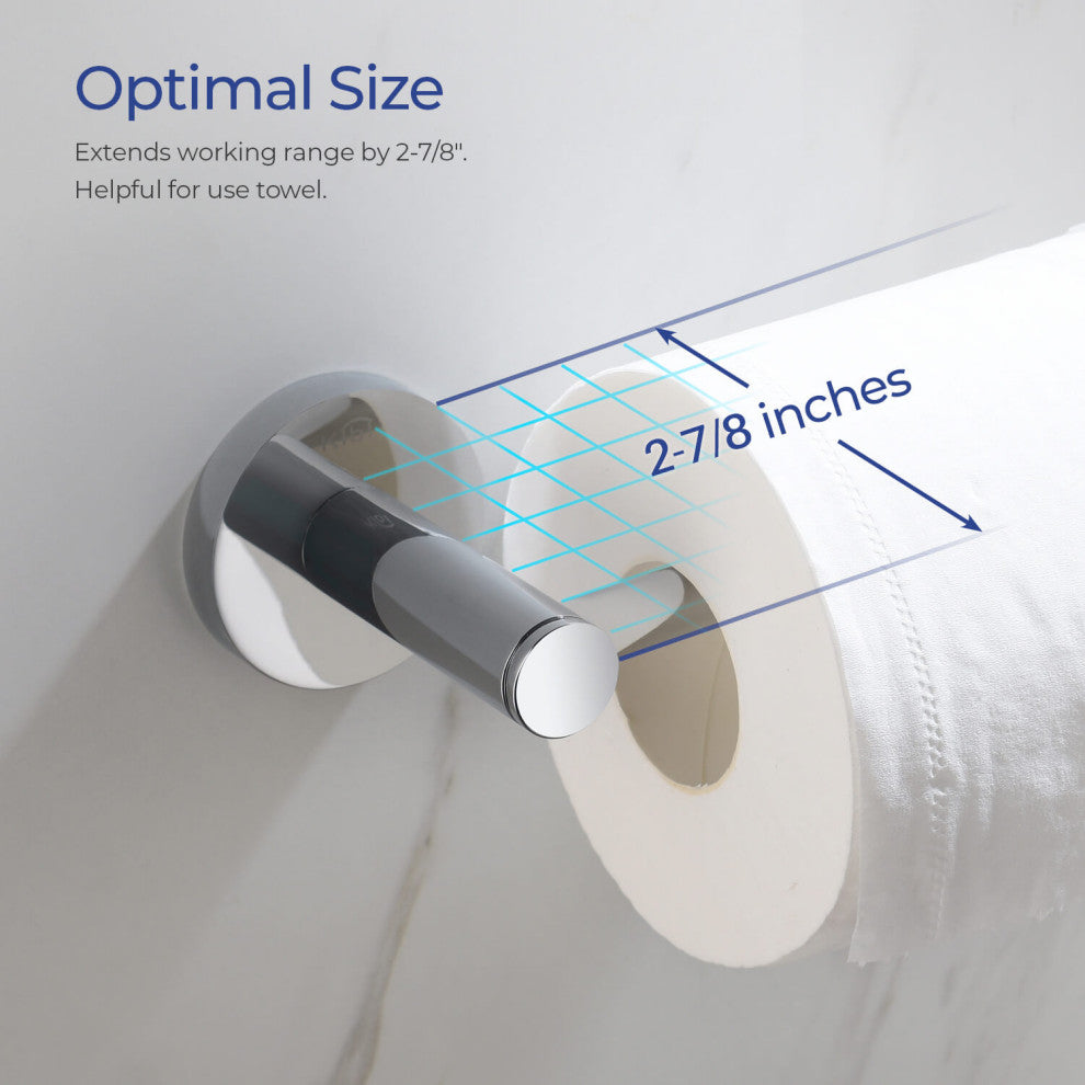 Circular Bathroom Tissue Holder KBA1402, Chrome
