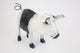 Recycled Metal Standing Pig, Black and White