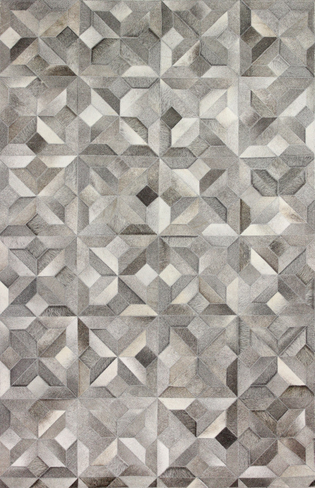 Bashian Nixon Area Rug, Grey, 9"x12"