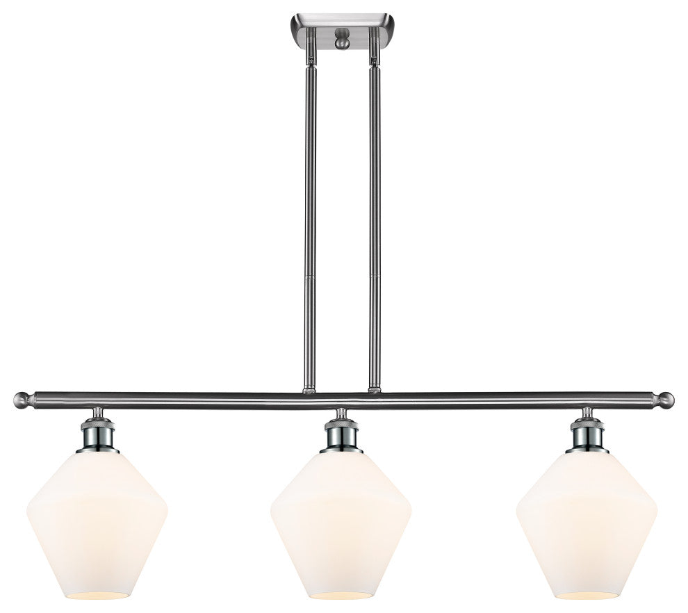 Innovations 516-3I-SN-G651-8-LED 3-Light Island Light, Brushed Satin Nickel