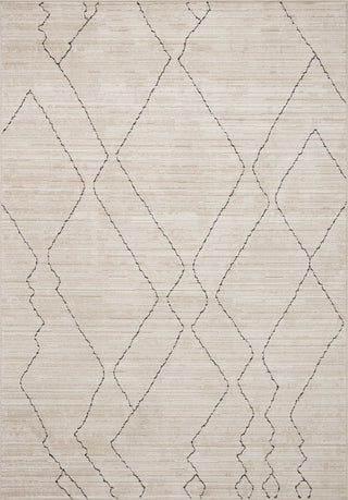 Loloi II Darby Sand / Charcoal 18" x 18" Sample Rug
