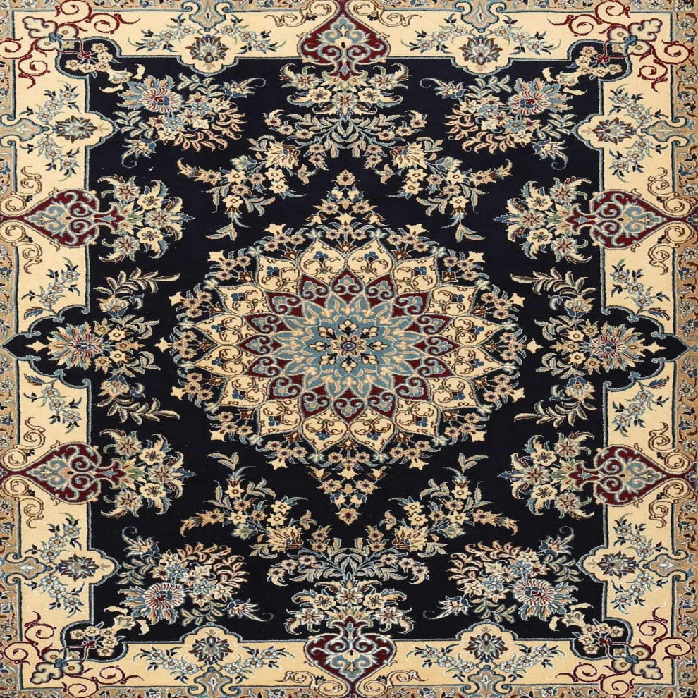 Ahgly Company Indoor Square Traditional Area Rugs, 8' Square
