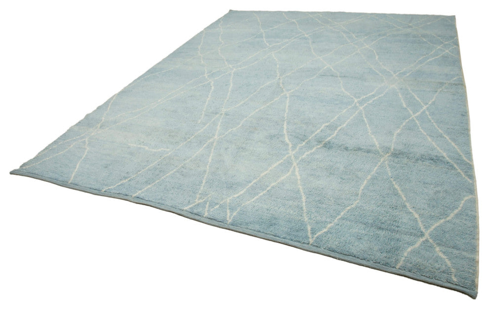 Rug N Carpet - Handmade Decorative 8' 11'' x 12' 2'' Moroccan Area Rug