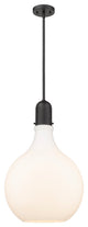 Innovations Lighting 492-1S-BK-G581-16 Amherst 1 Light 15.75" Pendant