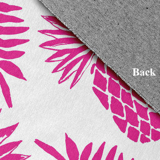 Pineapple Leaves Spring Chenille Rug, Orchid, 5'x7'
