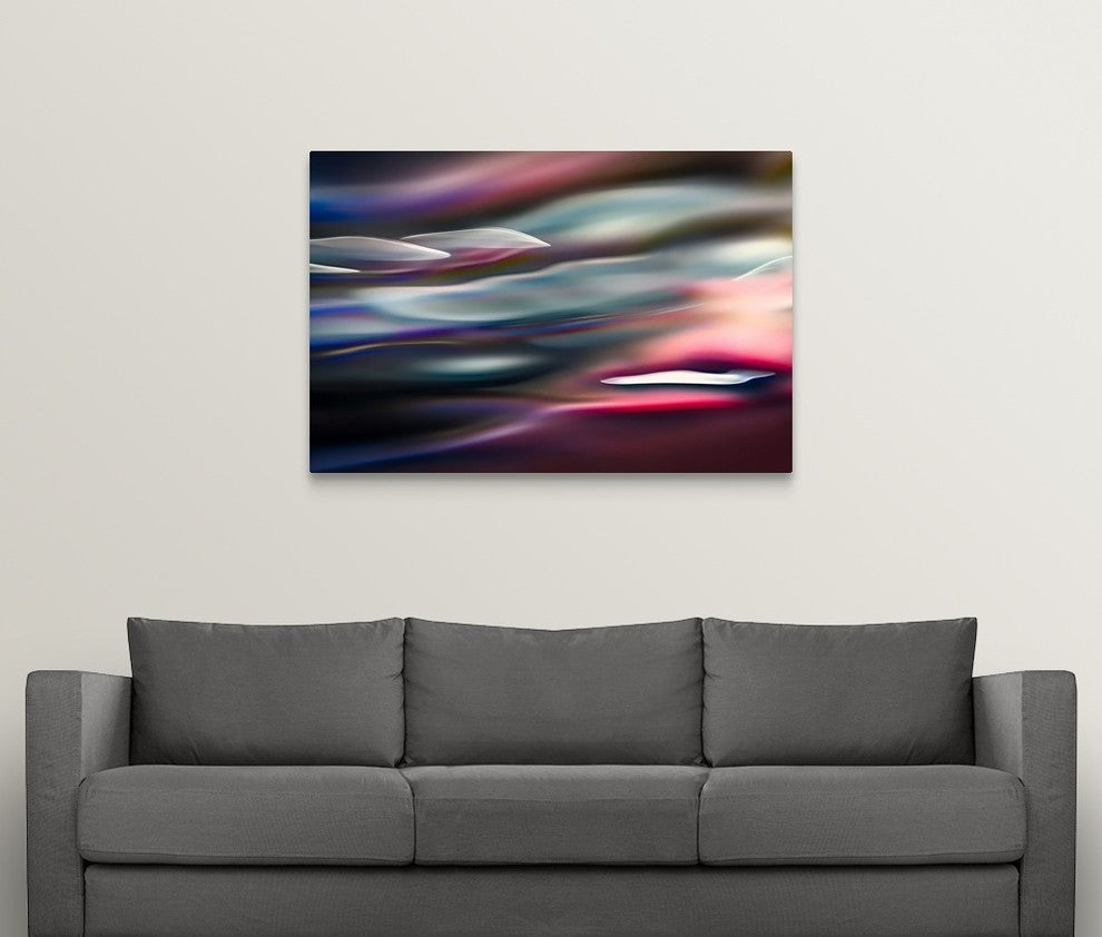 "The Pond" Wrapped Canvas Art Print, 48"x32"x1.5"