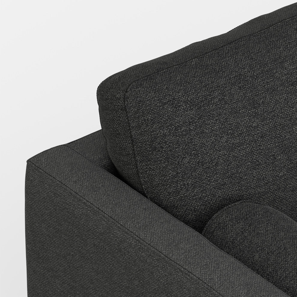 Morrison 72-inch Sofa, Charcoal Gray