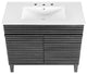 Render 36" Bathroom Vanity, Charcoal White