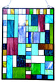 Picasso, Tiffany-Glass Rectangle Window Panel 18X24