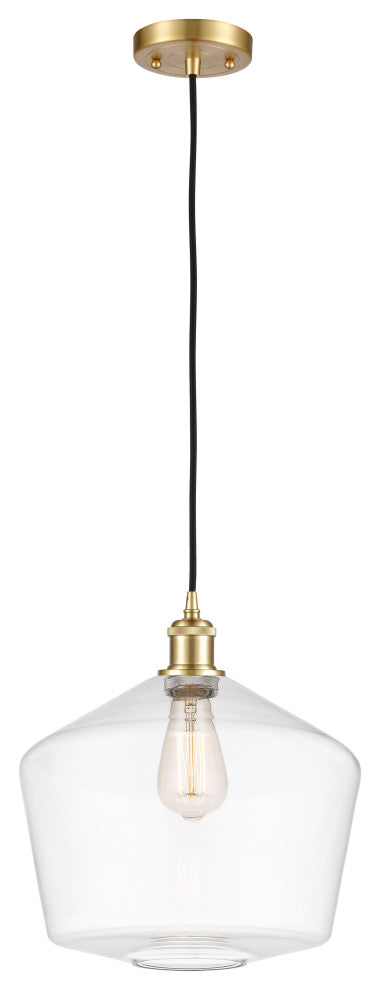 Innovations 516-1P-SG-G652-12-LED 1-Light Mini Pendant, Satin Gold