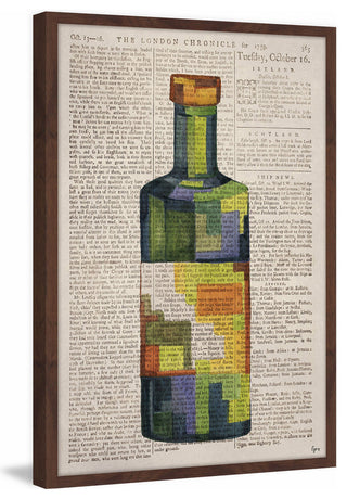 "Secret Drink" Framed Painting Print, 24"x36"