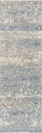 Blue/Gold Pandora Rug, 2'6"x10'
