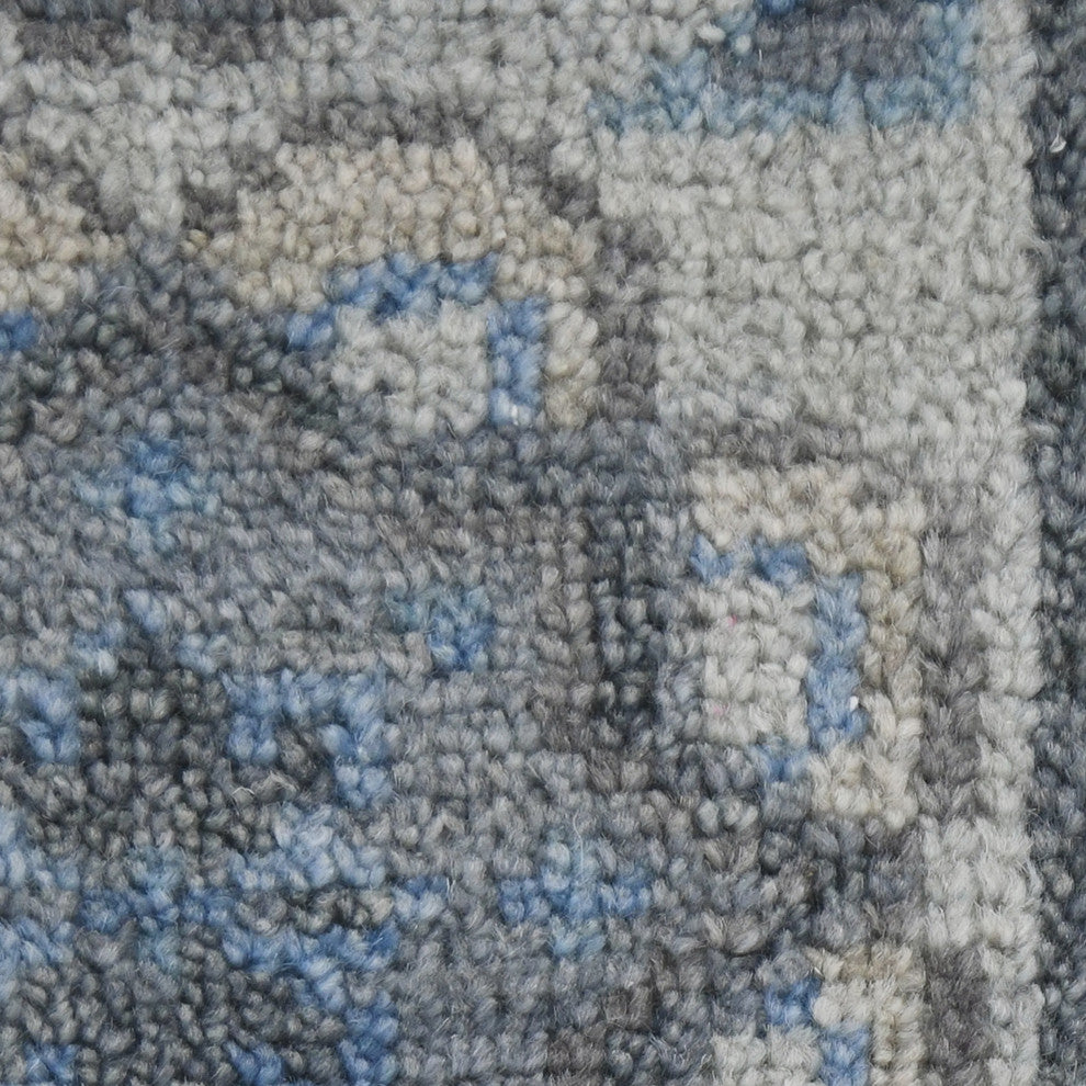 Divine Toluca Area Rug, Blue, 9' x 12', Bordered