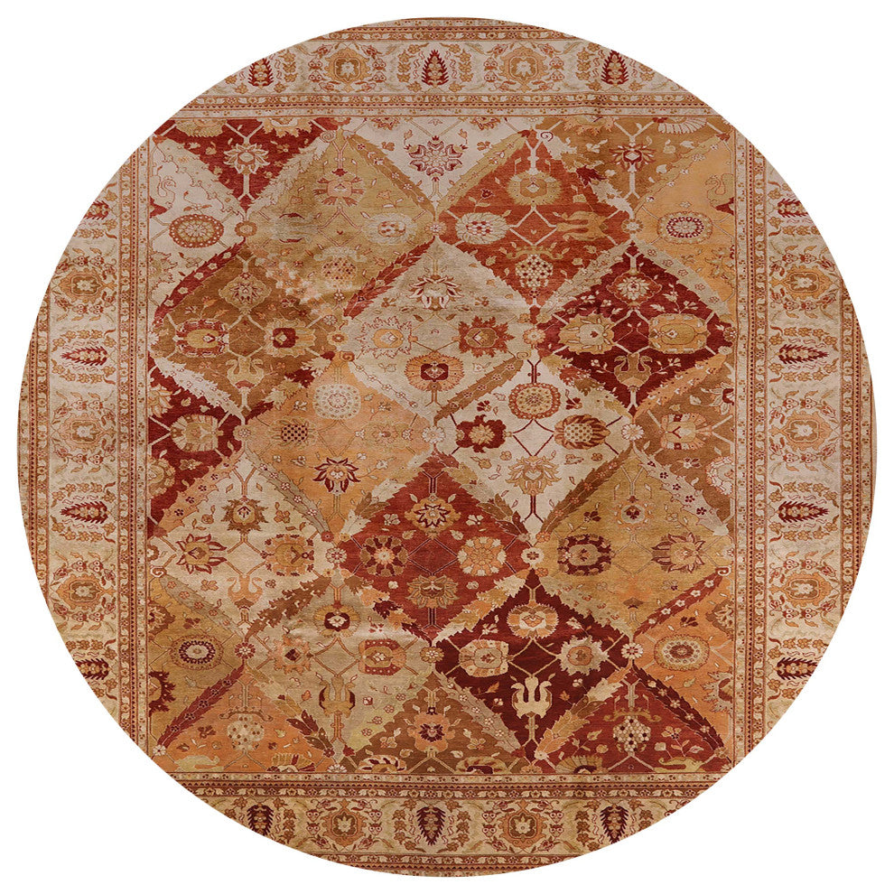 Ahgly Company Indoor Round Mid-Century Modern Area Rugs, 8' Round