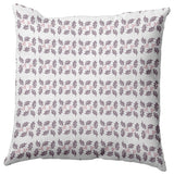 Holly Stripes Accent Pillow, Light Purple, 16"x16"