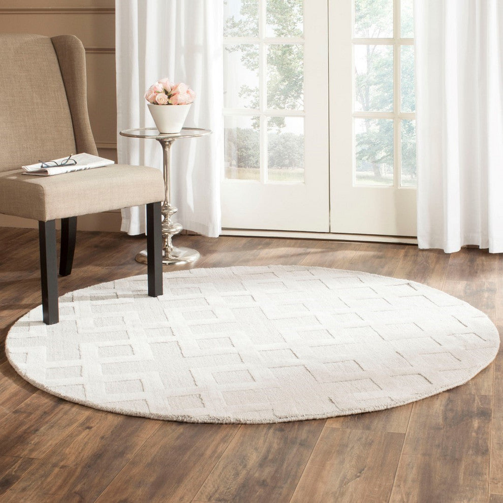 Safavieh Impressions IM311A 6' Square Gray Rug