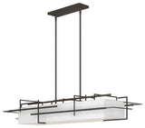Etch Pendant, Dark Smoke Finish, Natural Anna Shade